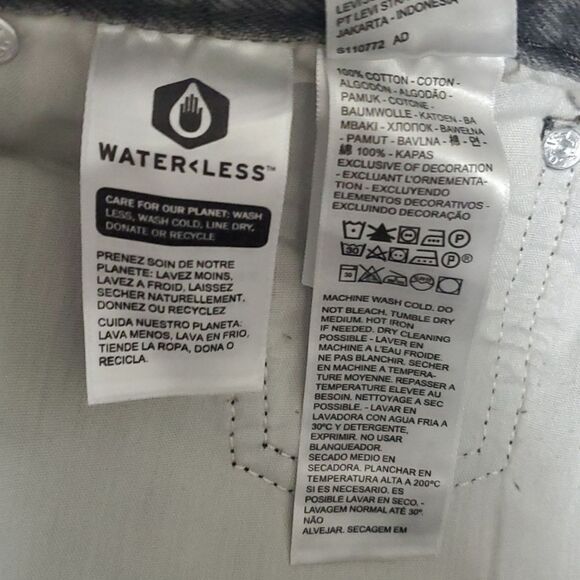 Levi’s nwt low pro straight size 29 grey jeans women’s 100% co… - Picture 13 of 16